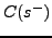 $C(s^-)$